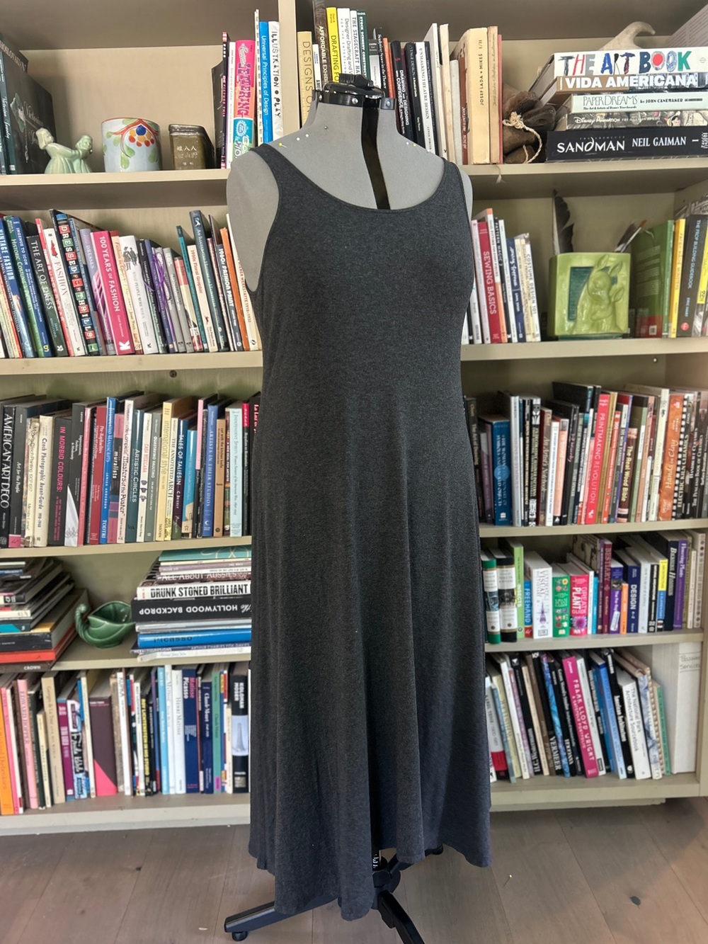 Eileen Fisher Charcoal Maxi Dress